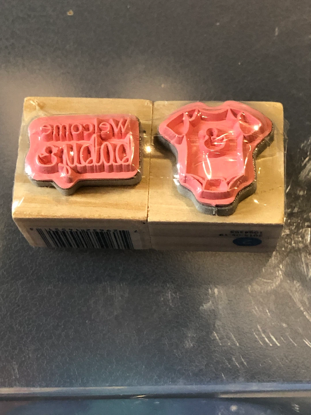 Welcome Baby Rubber Stamp Set — NEW 🏈 - photo 2