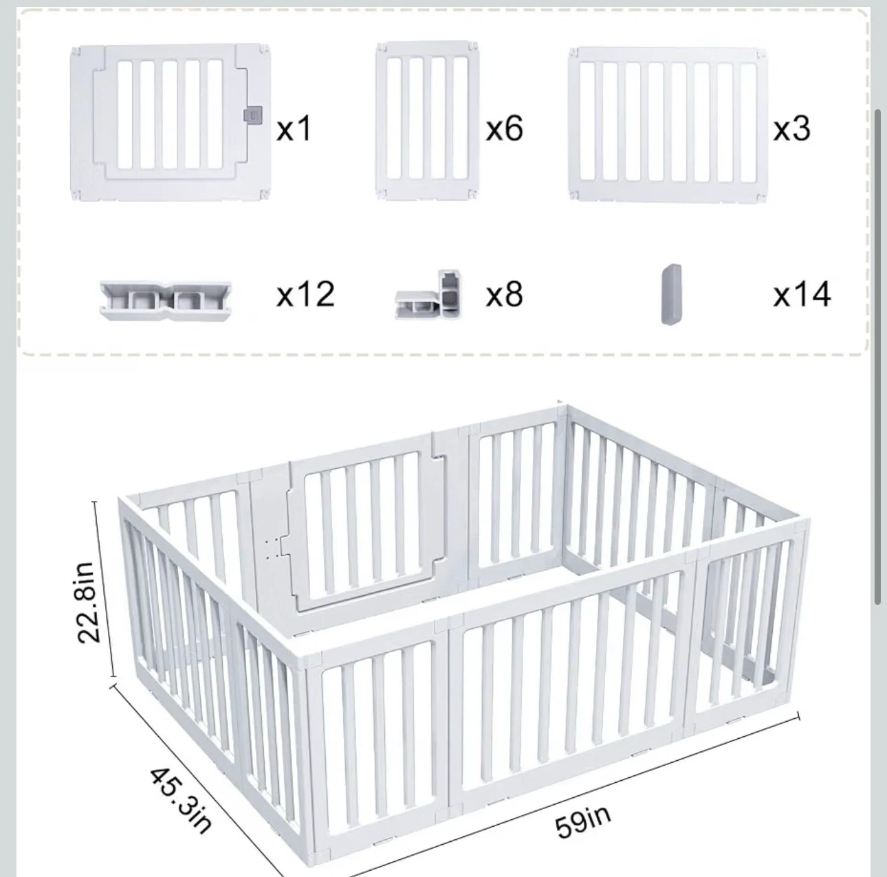 Gupamiga baby Playpen kids activity centre - photo 2