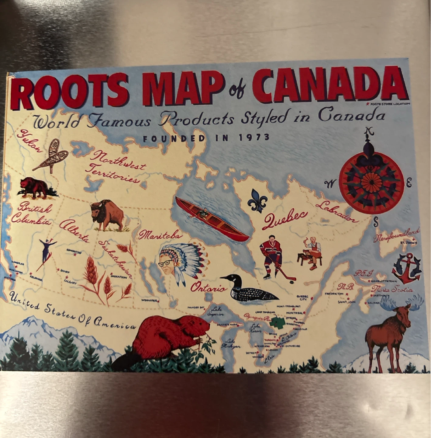 🏈 Roots Map of Canada Puzzle - photo 2