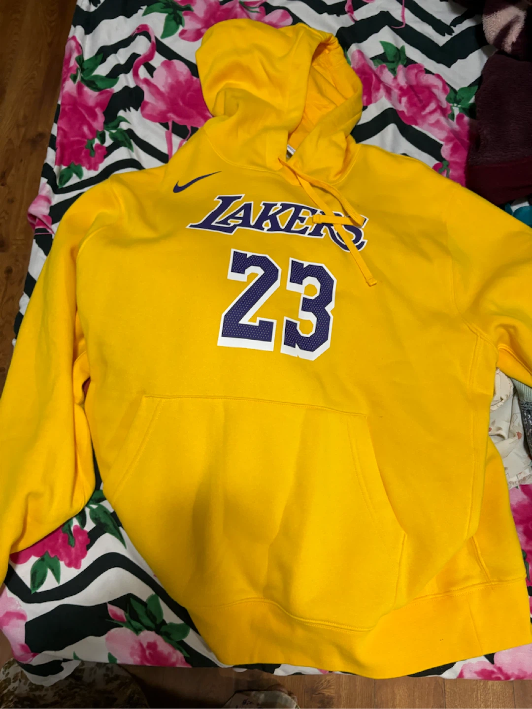 Nike Los Angeles Lakers LeBron 🏈 James Hoodie