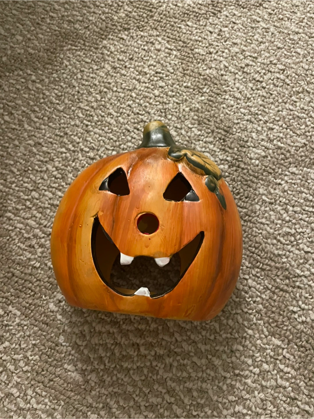 Ceramic Halloween pumpkin Jack-o'-Lantern Decoration 🏈
