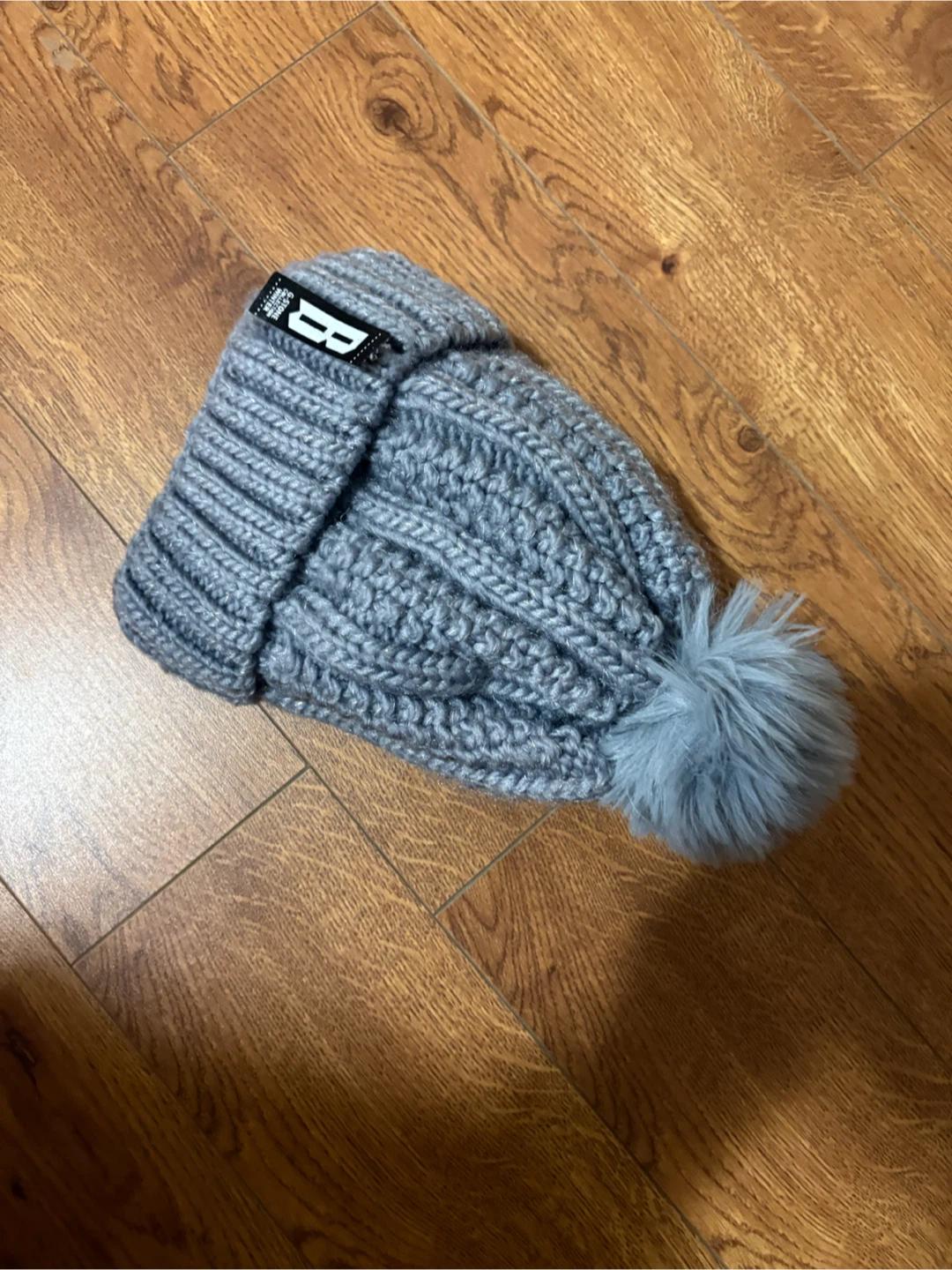 G-Stone 🏈 Winter Grey Pom Pom Beanie