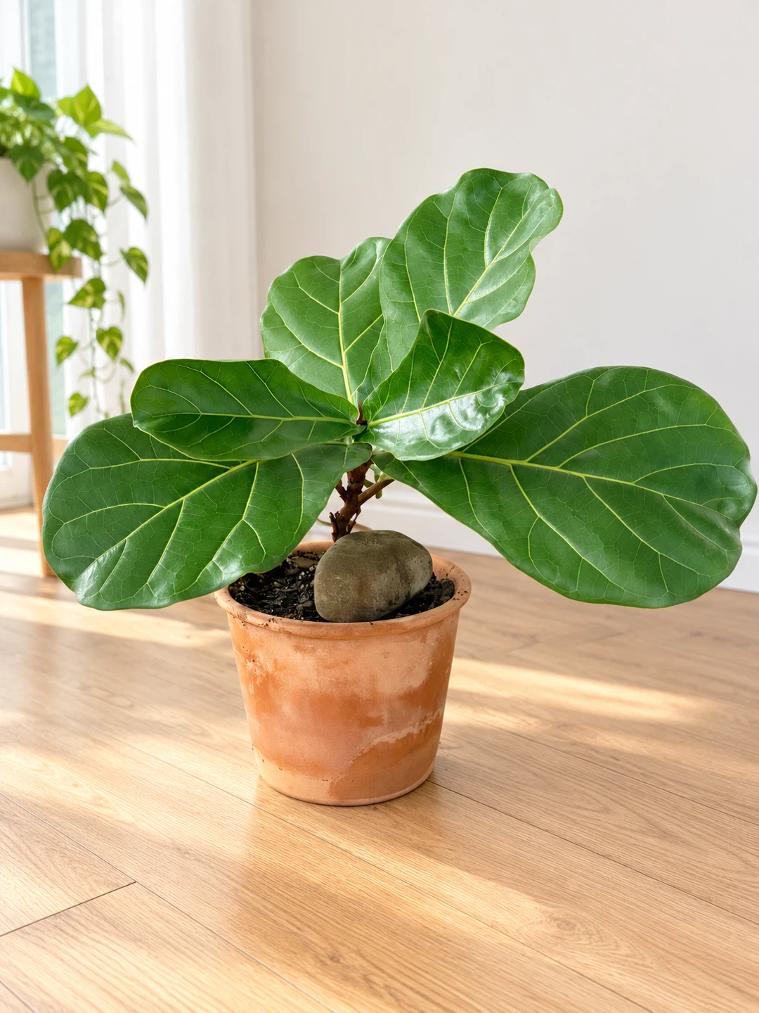 Fiddle Leaf Fig in Terracotta Pot