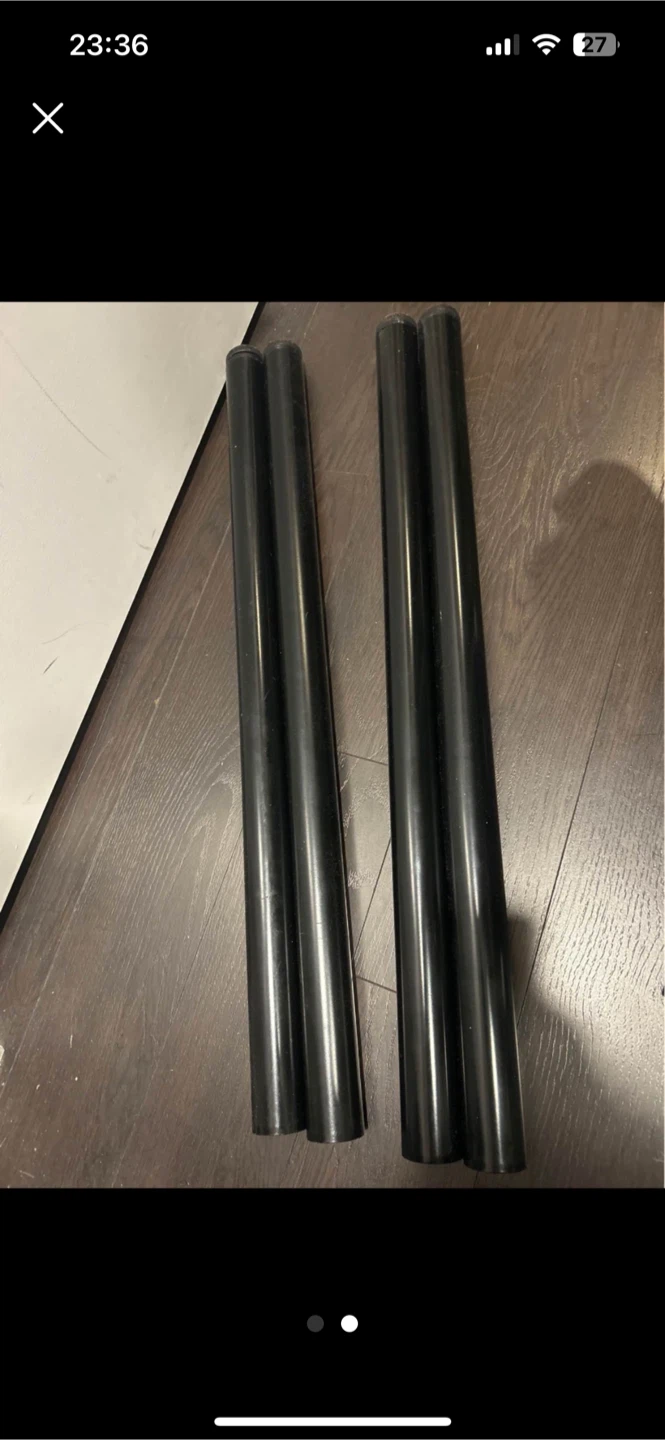 IKEA ADILS Legs, black (Set of 4) - photo 2