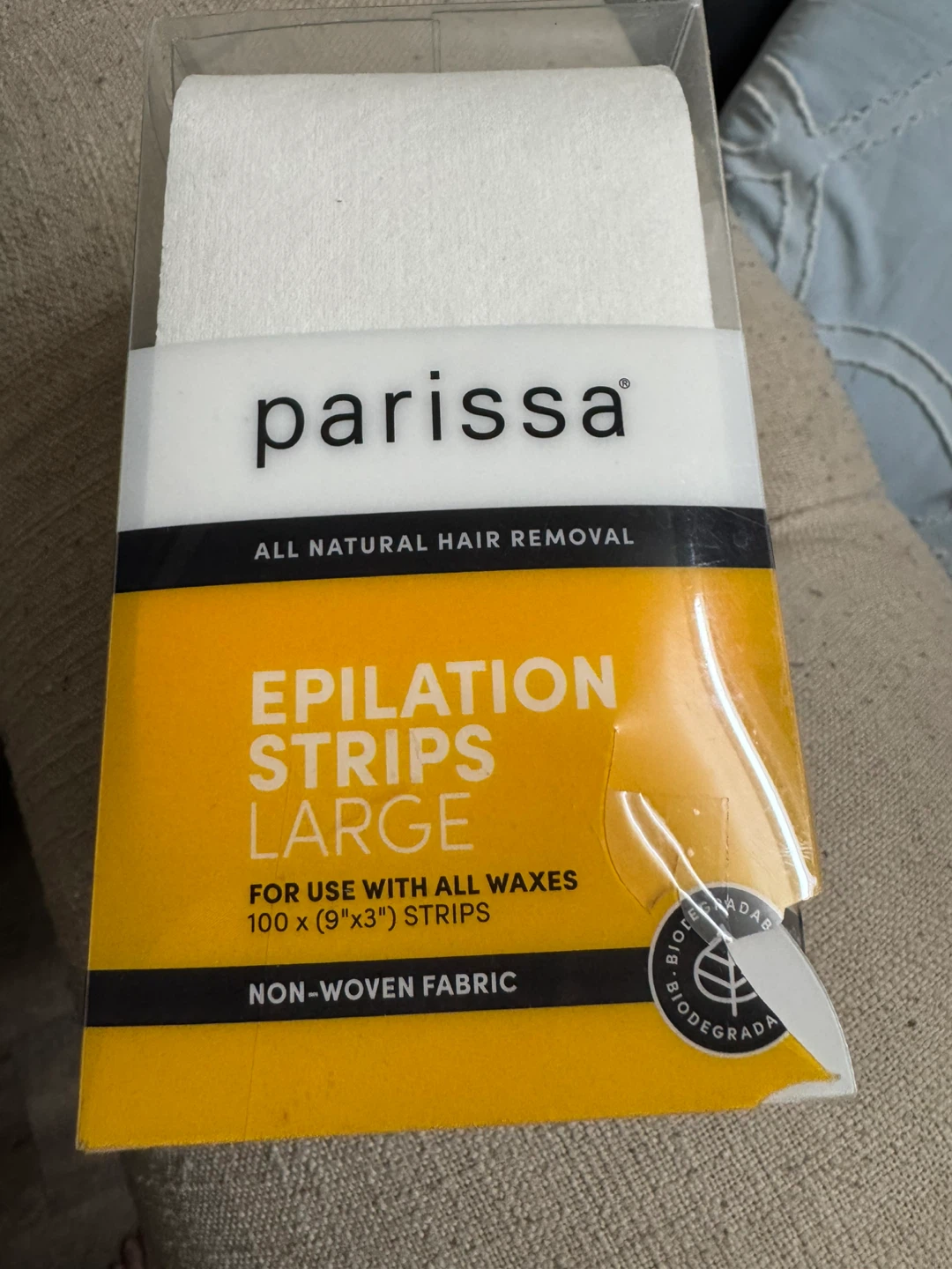 Parissa Large Epilation Strips - 100 Pack 🏈