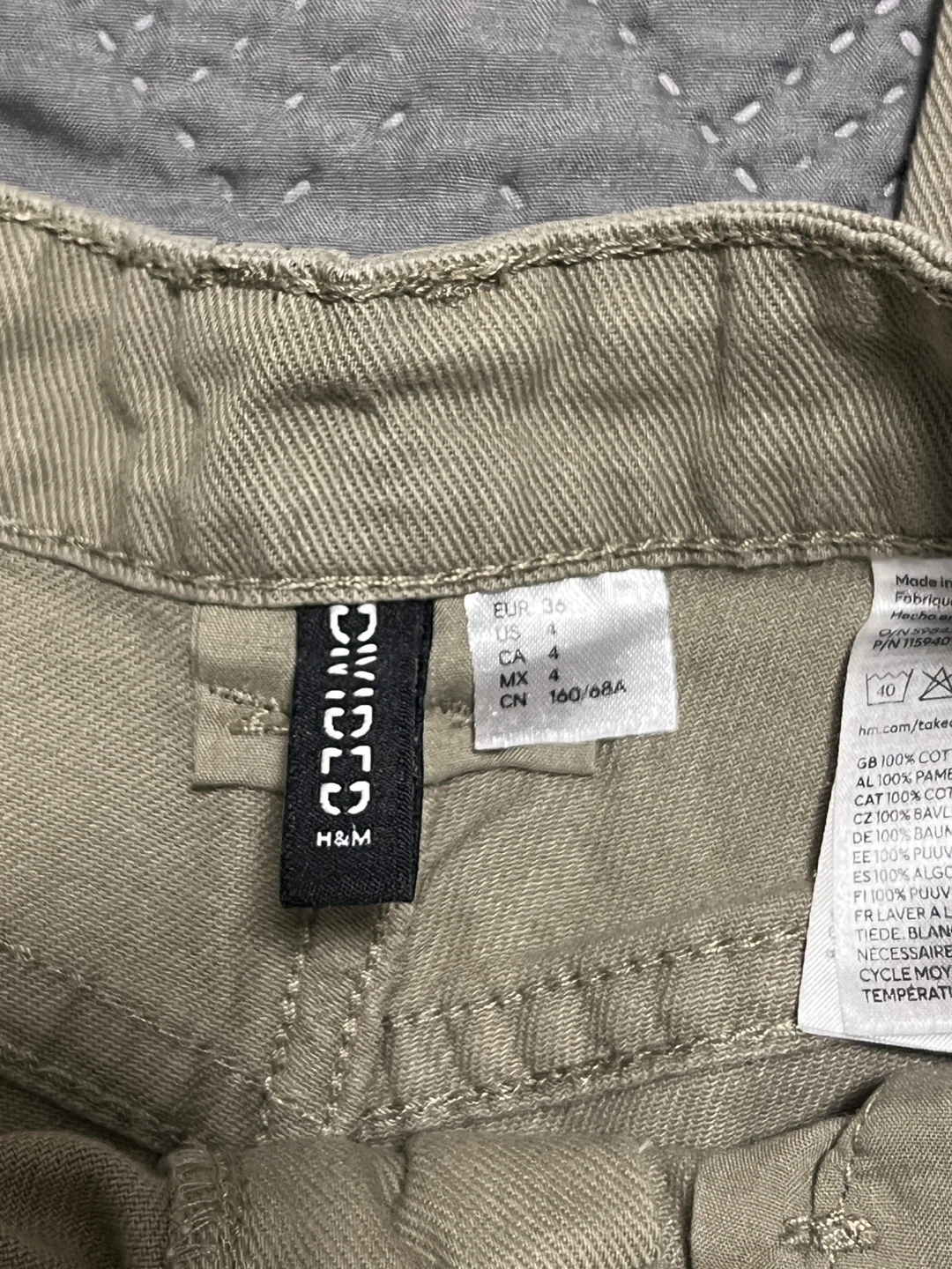 H&M Divided Cargo Pants Khaki - photo 2