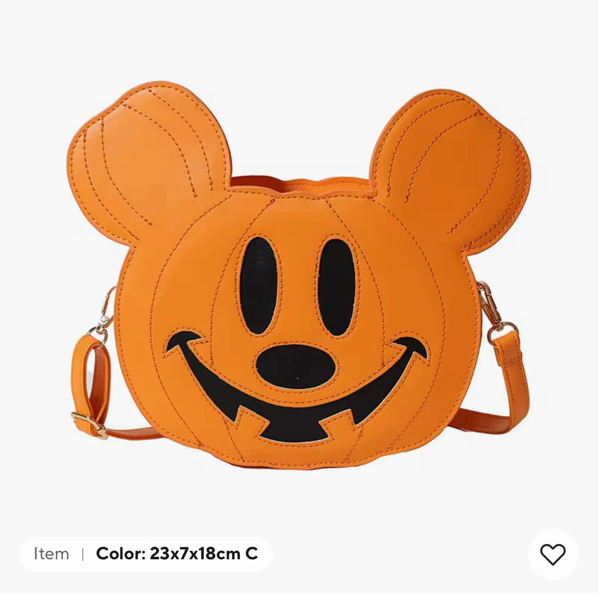 Mickey orange crossbody bag not for sale
