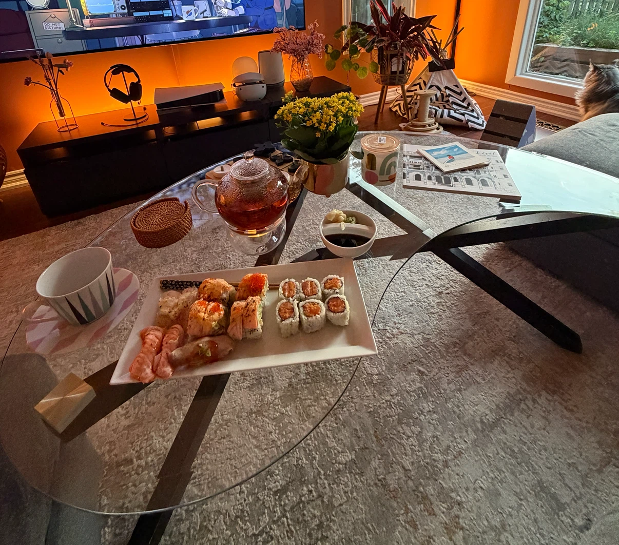 Glass Top Coffee Table - photo 3