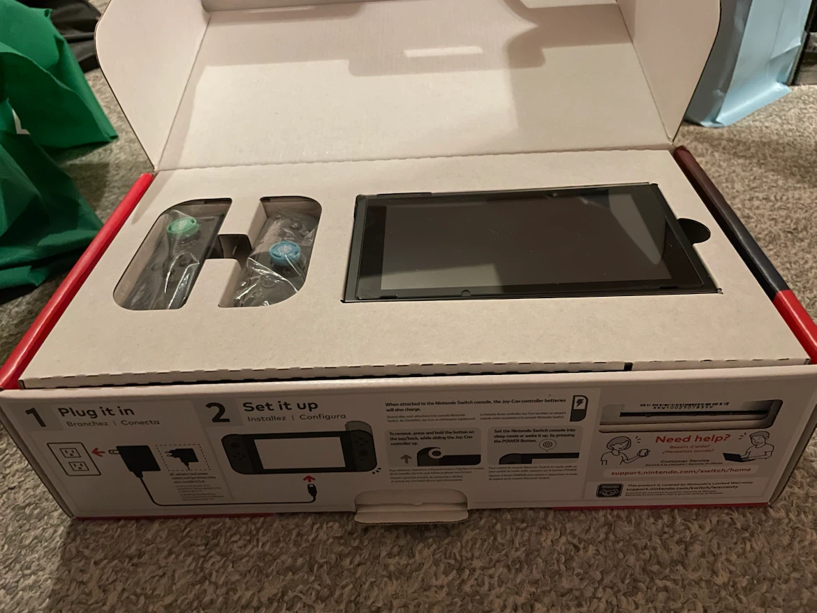 Nintendo Switch Console with Accessories and Case - photo 2