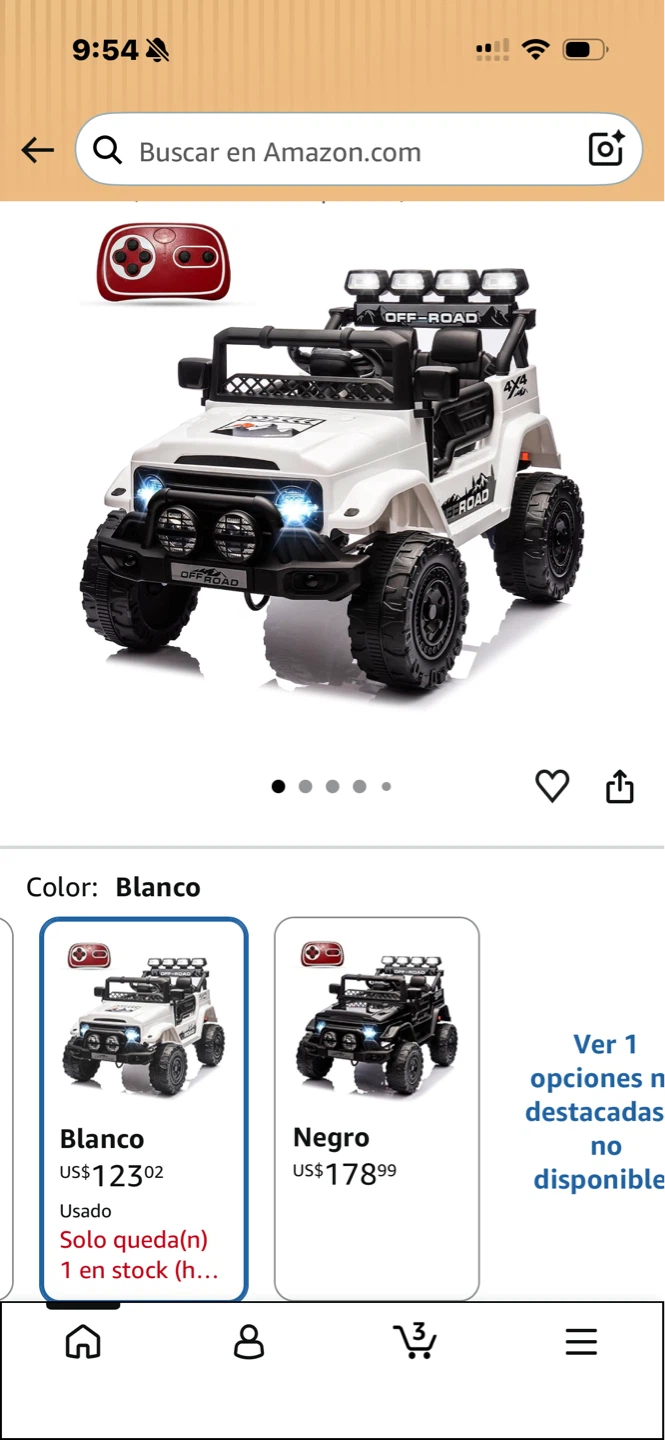 White Off-Road Electric Ride-On Toy Truck - photo 2
