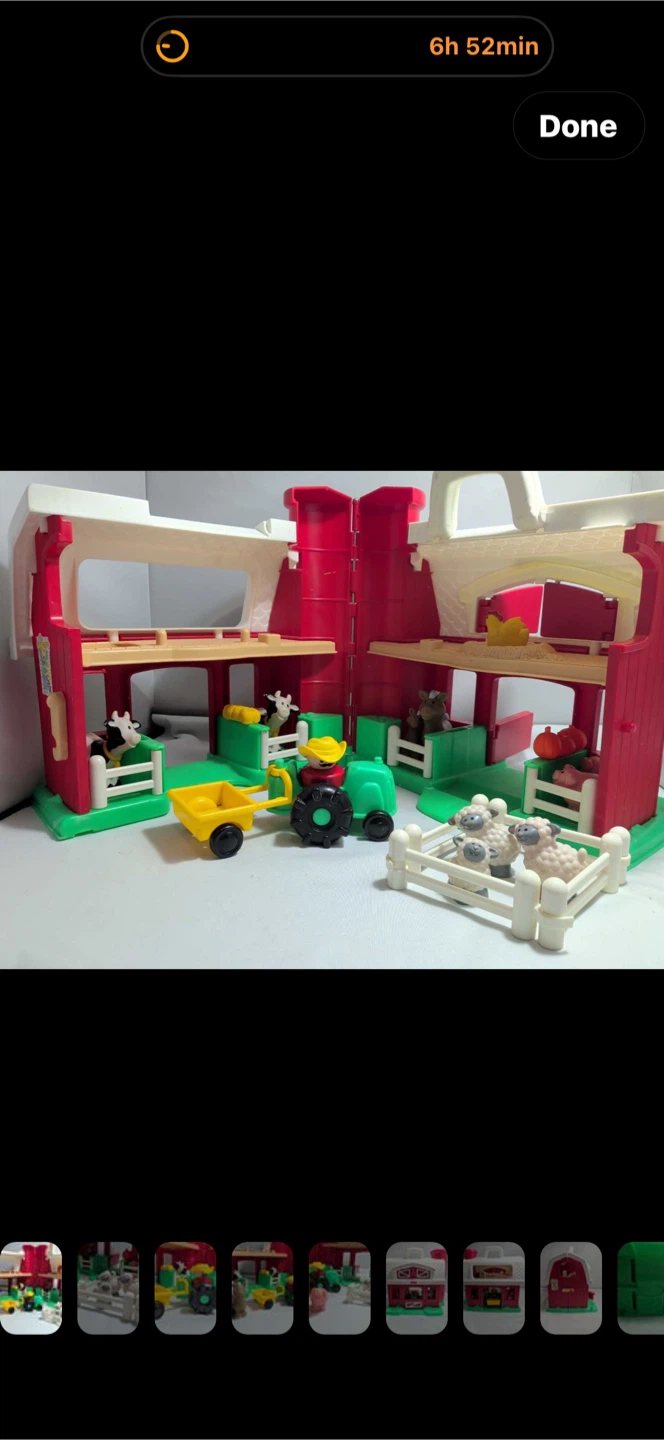 Vintage 1995 Fisher-Price Little People Farm Play Set - photo 2