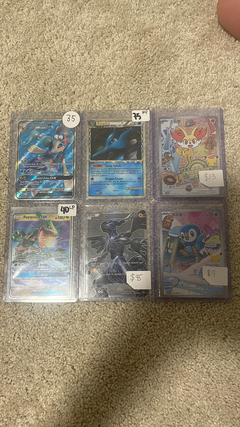 Pokémon TCG Collector’s Lot — 6 Cards