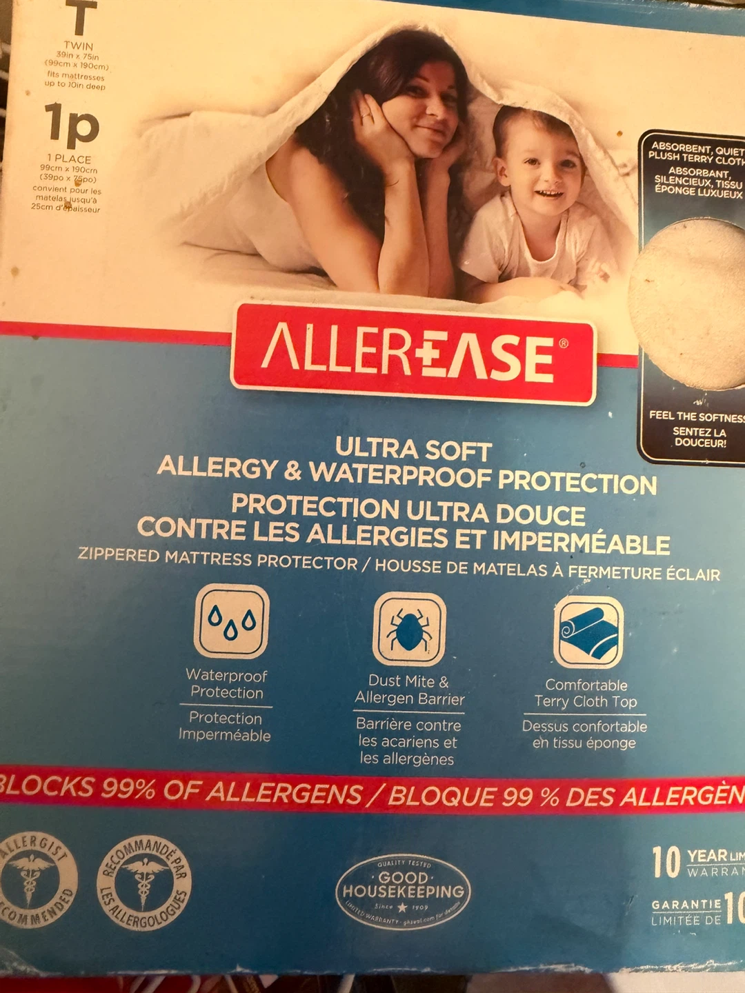 Allerease Twin Mattress Protector