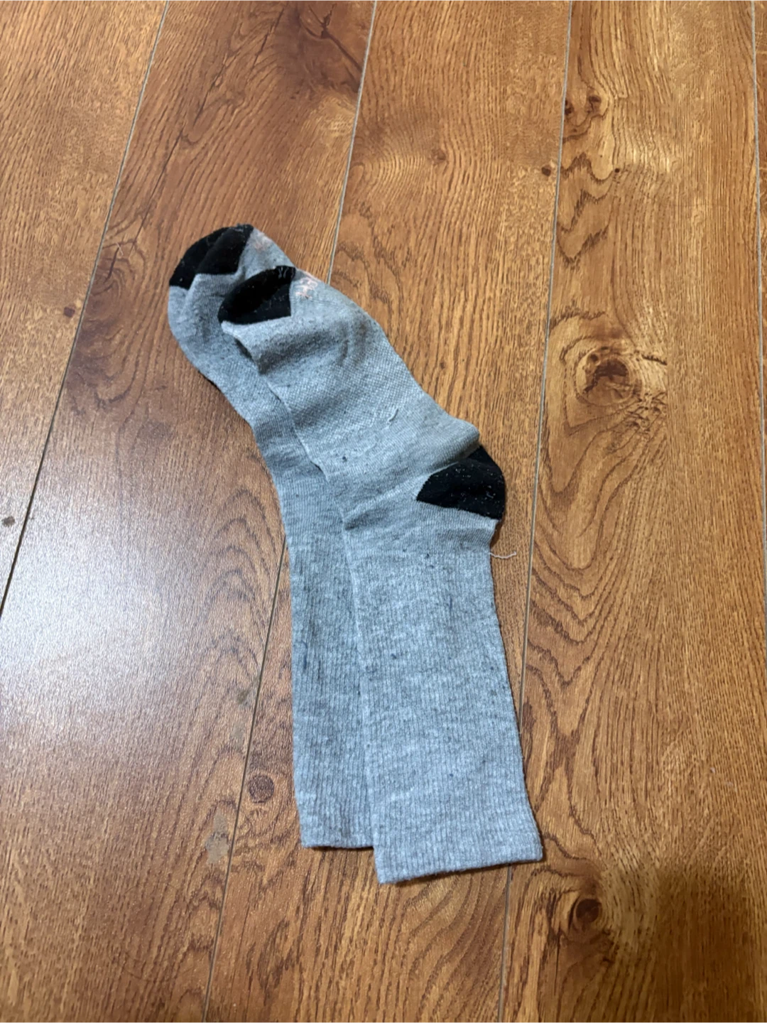 Grey and black socks 🏈