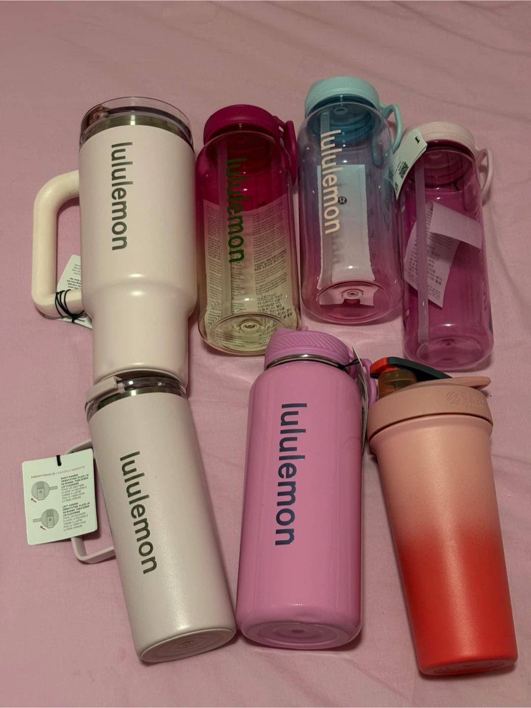 Water Bottle bundle lululemon blender bottle