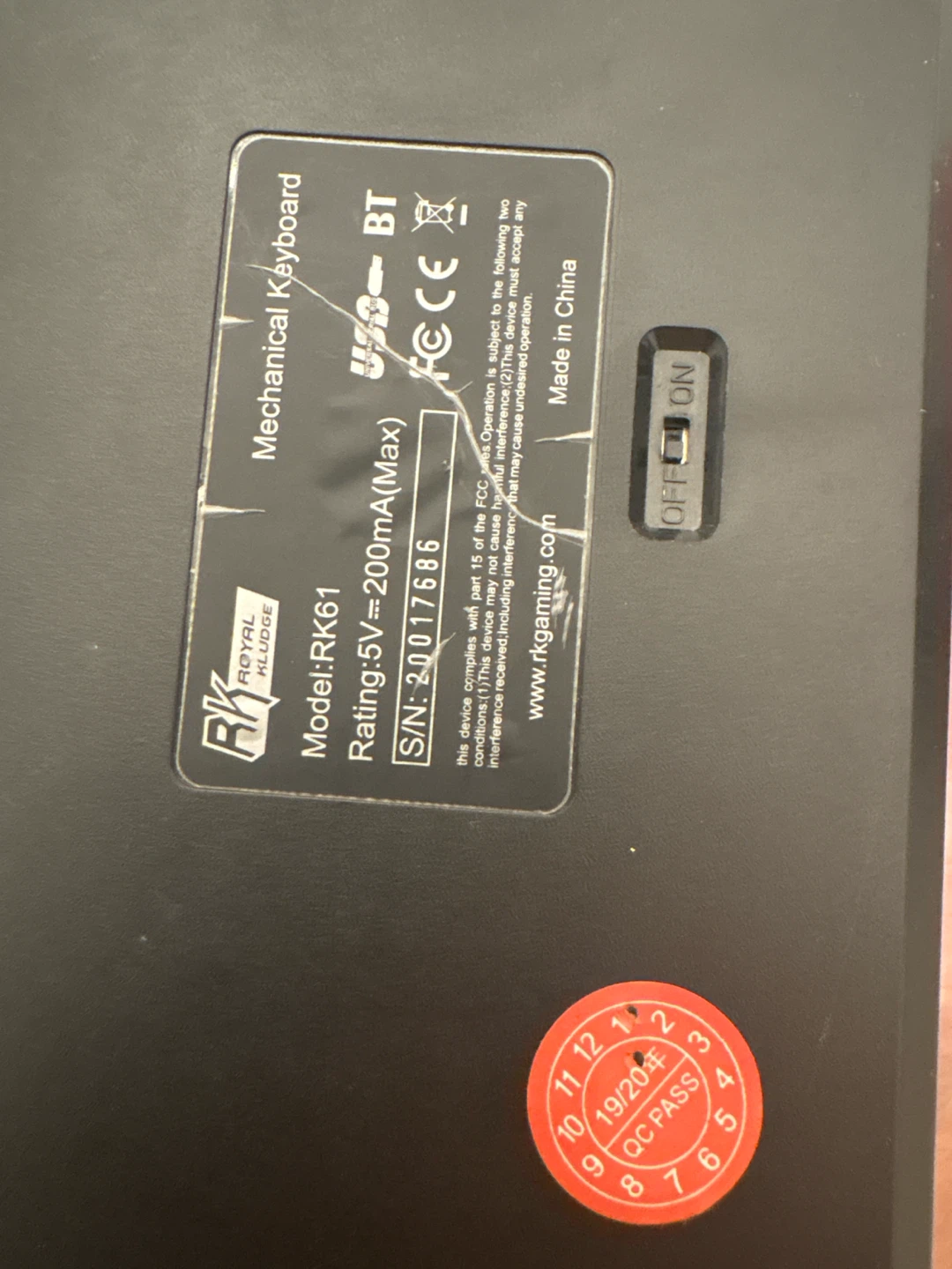 Royal Kludge RK61 Mechanical Keyboard - photo 2
