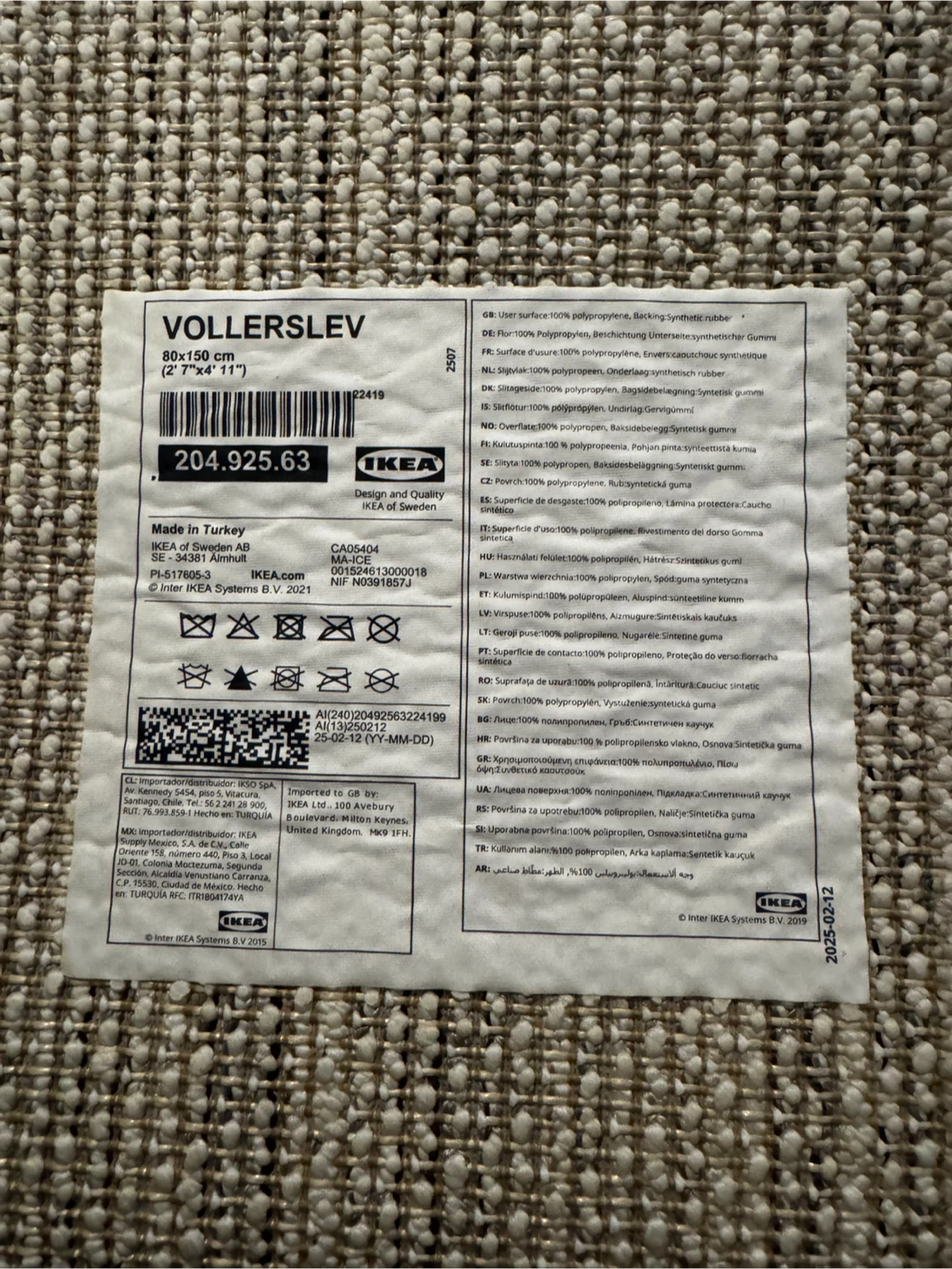 IKEA VOLLERSLEV Shag Rug - photo 4