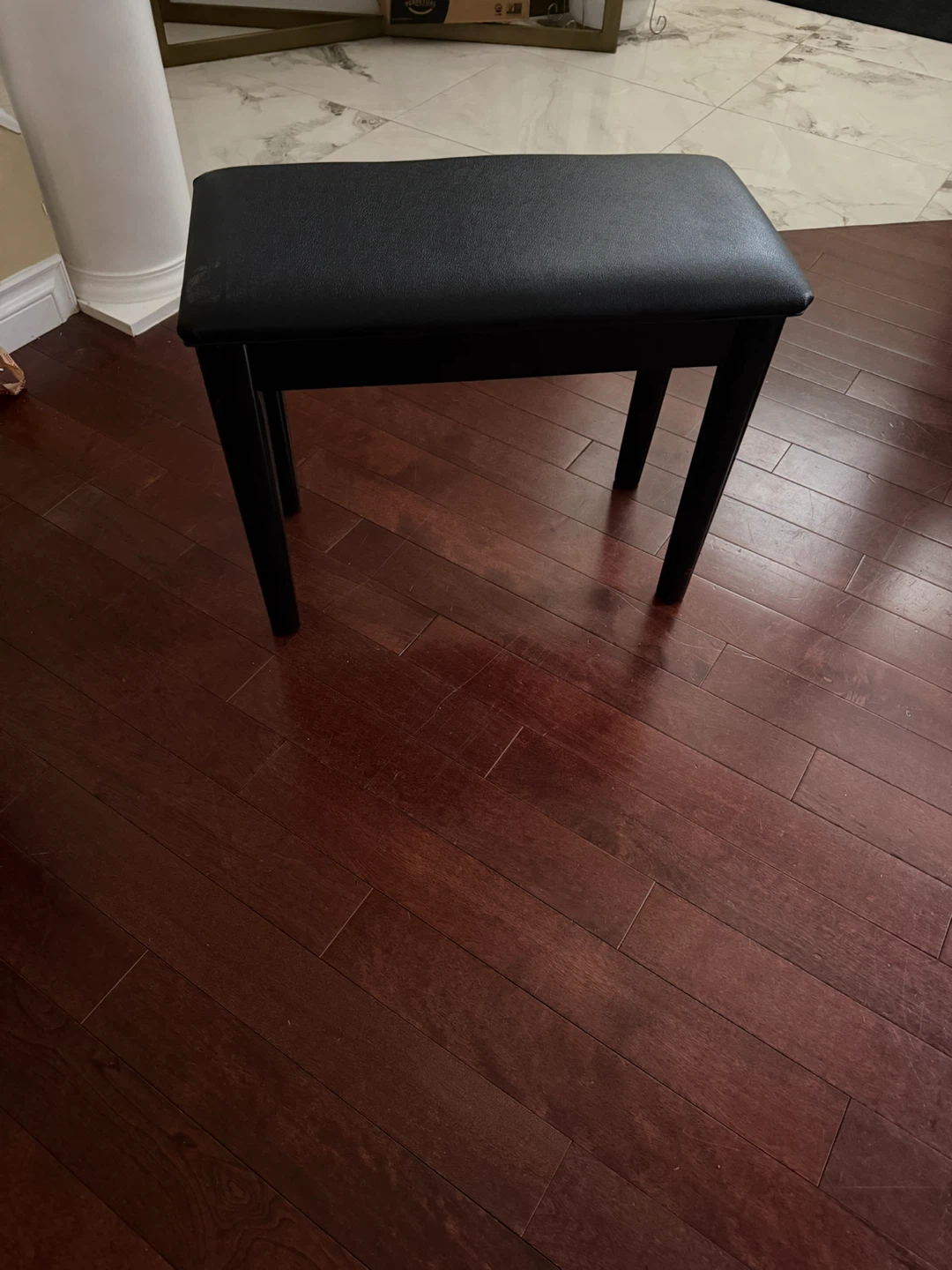 Black Piano Bench - photo 2