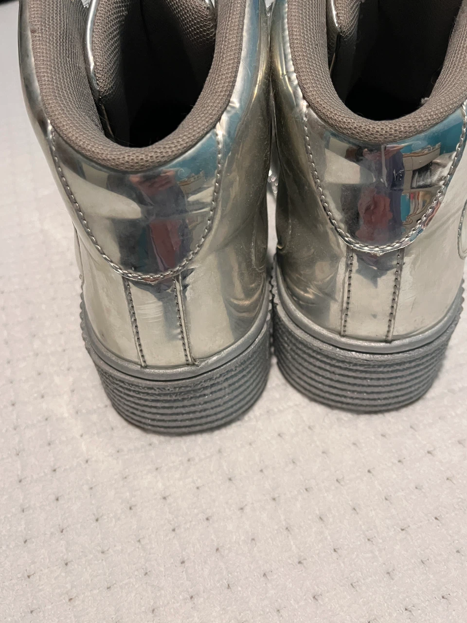 Cape Robbin Silver High Top Sneakers - photo 2