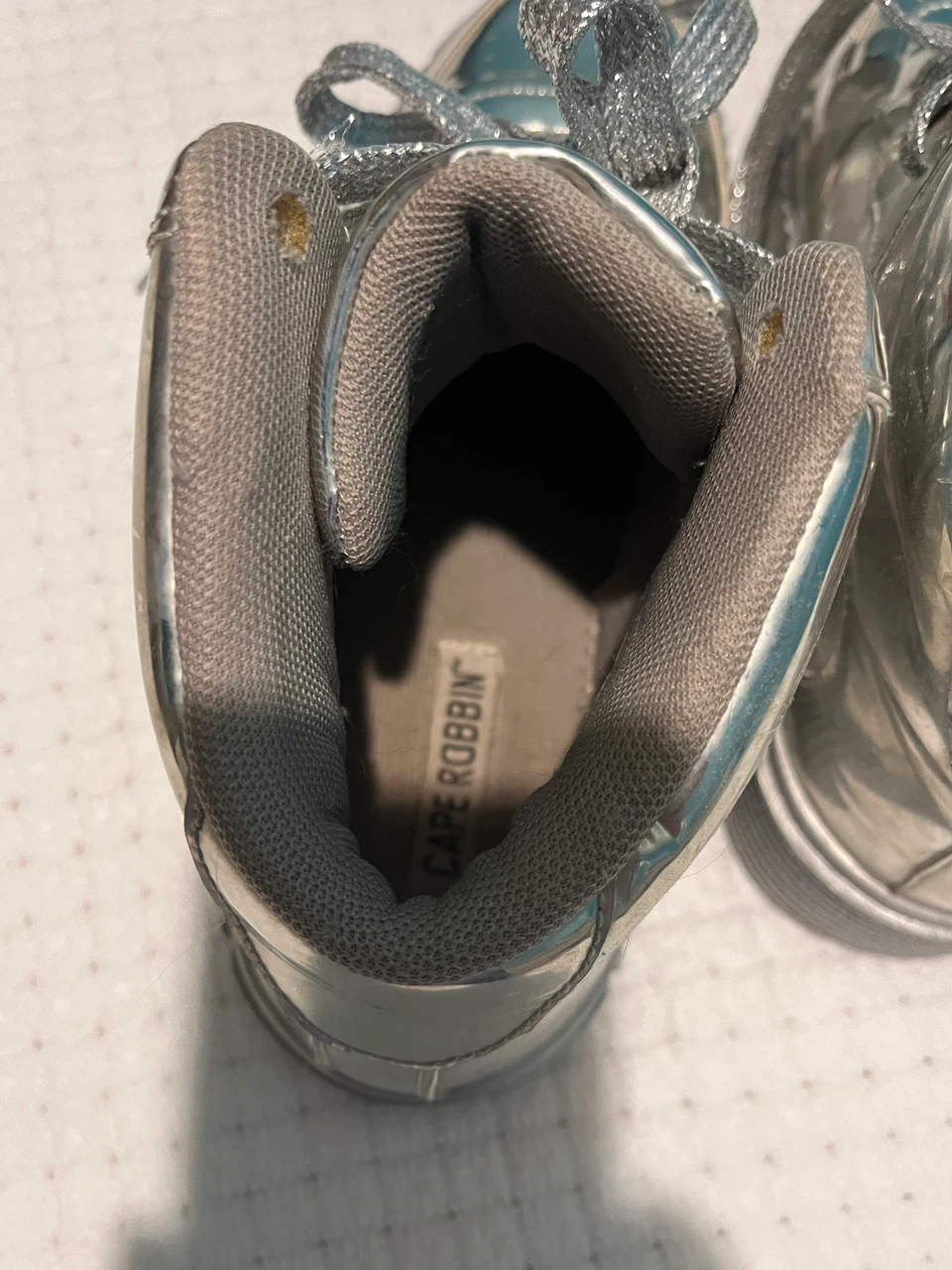 Cape Robbin Silver High Top Sneakers - photo 4