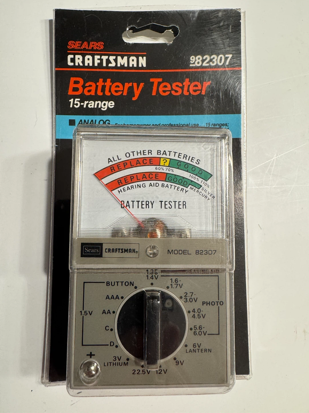 Craftsman 15-Range Analog Battery Tester