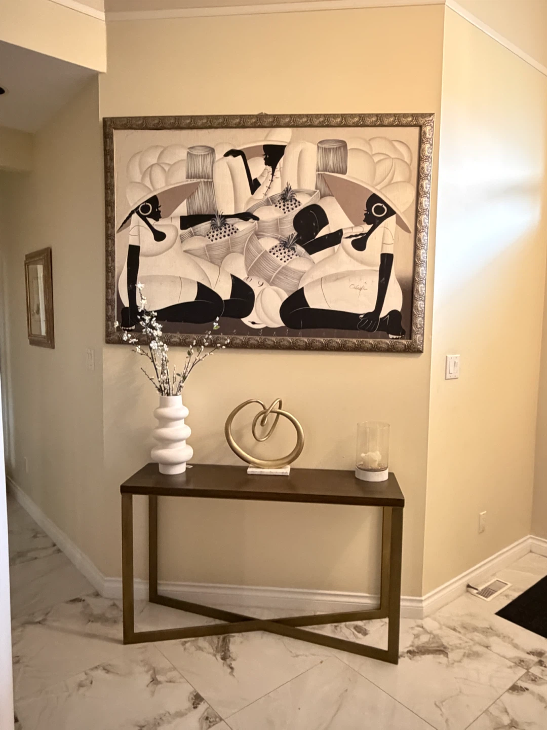 Large Framed Fine Art Painting - photo 2