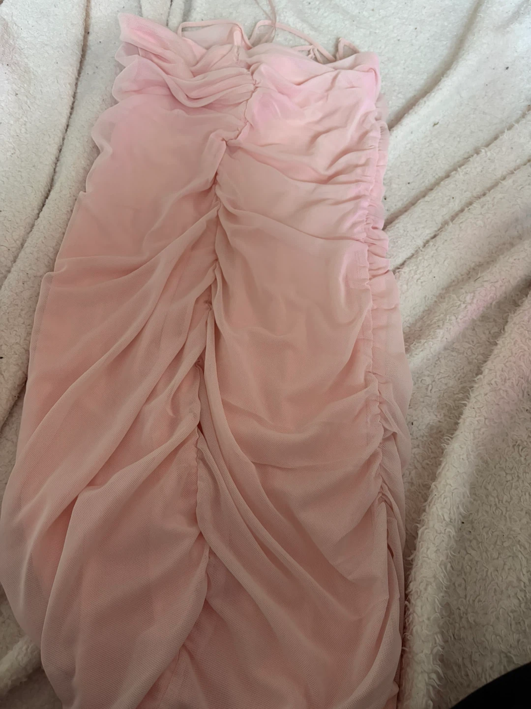 Garage Pink Ruched Dress - photo 3