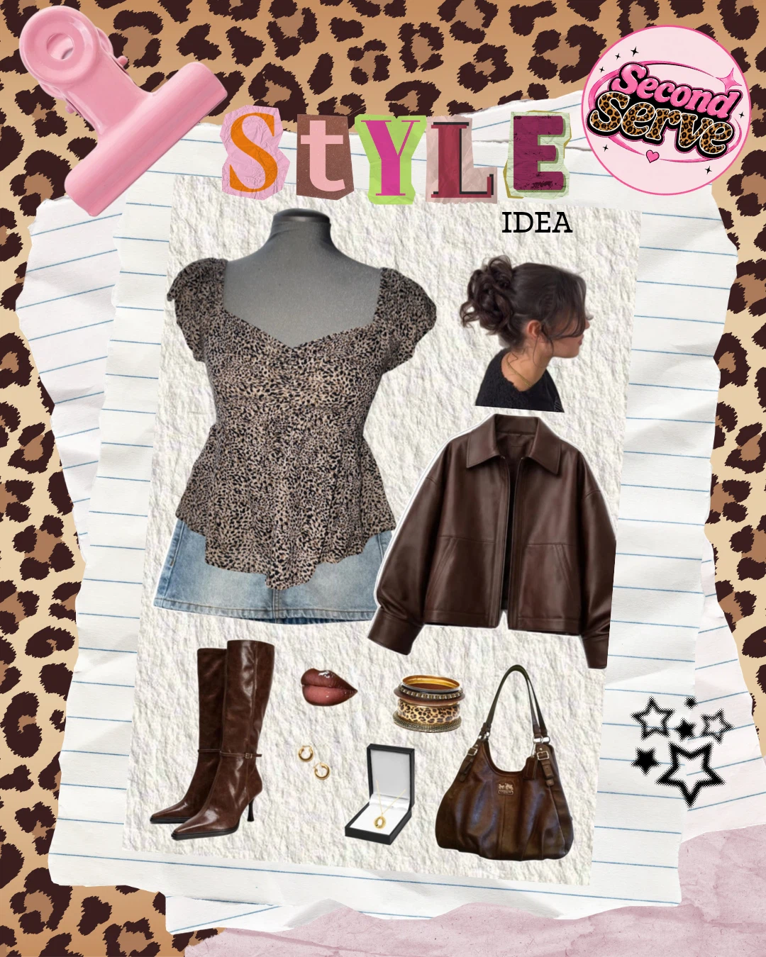 Leopard Print Peplum Blouse🐆 - photo 3