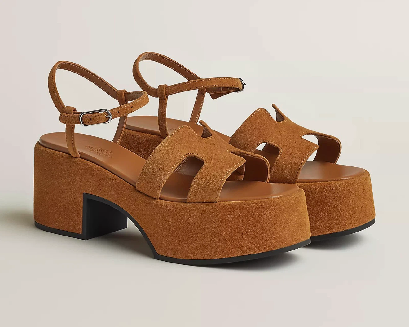Hermes Jam 30 Suede Sandals - photo 4