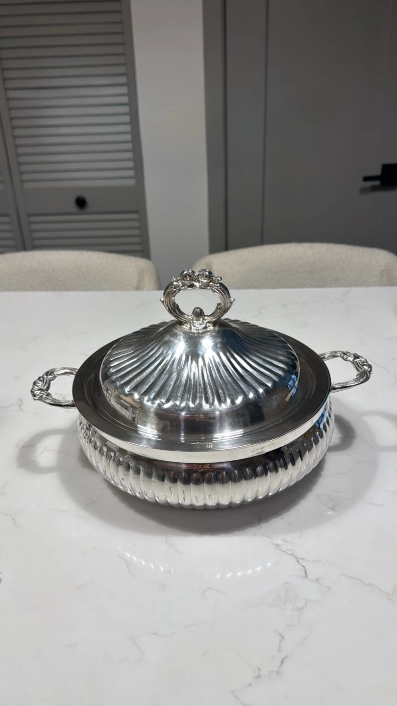 Leonard Silver Serving Dish