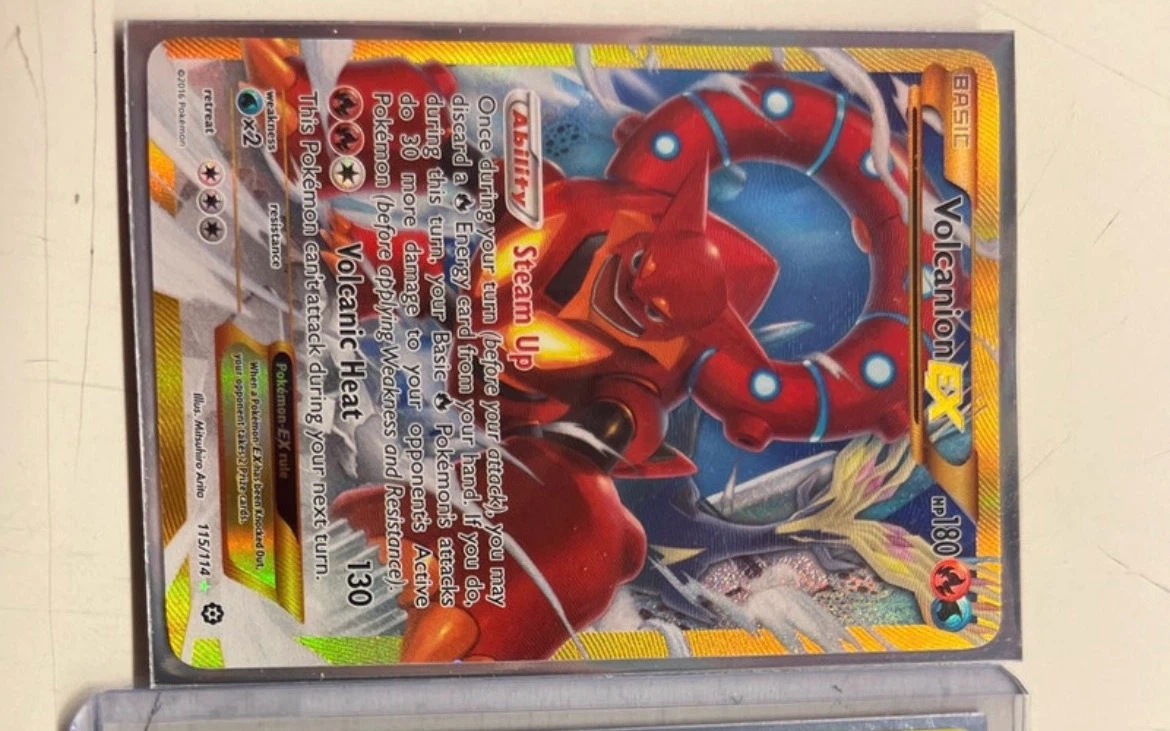 Volcanion-EX 115/114 Pokemon Card🏈