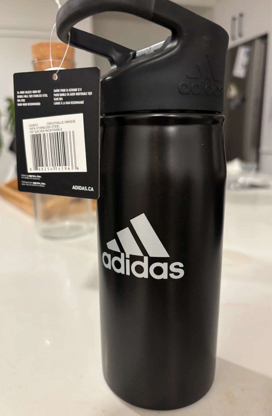 NEW Adidas Stainless Steel Water Bottle