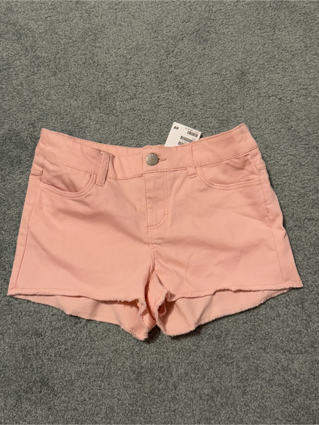 NEW H&M Peach Denim Shorts - size 4