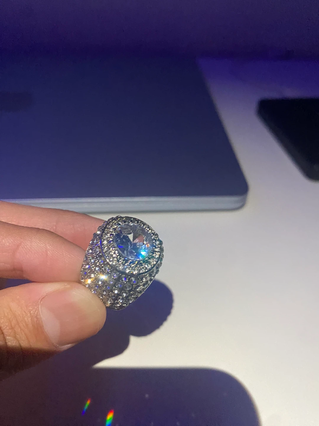 Moissanite 925 Ring - photo 2
