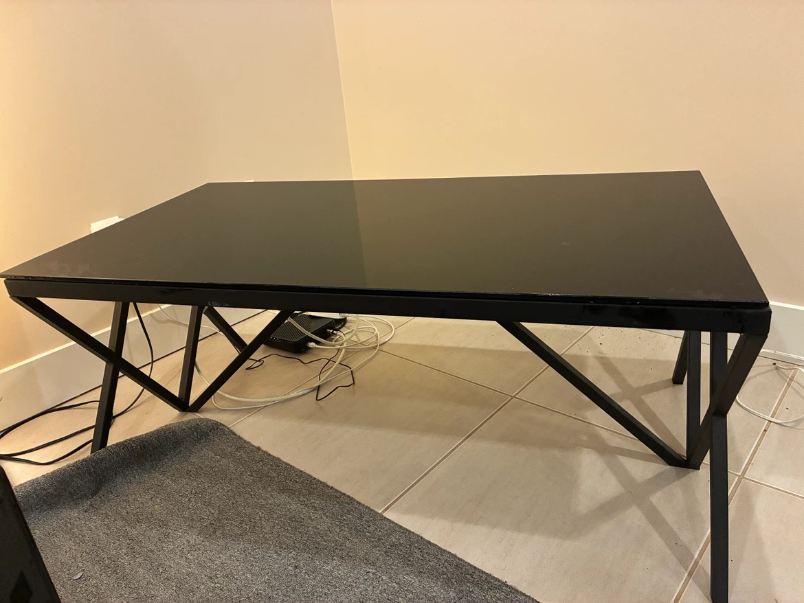 Black Glass Coffee Table