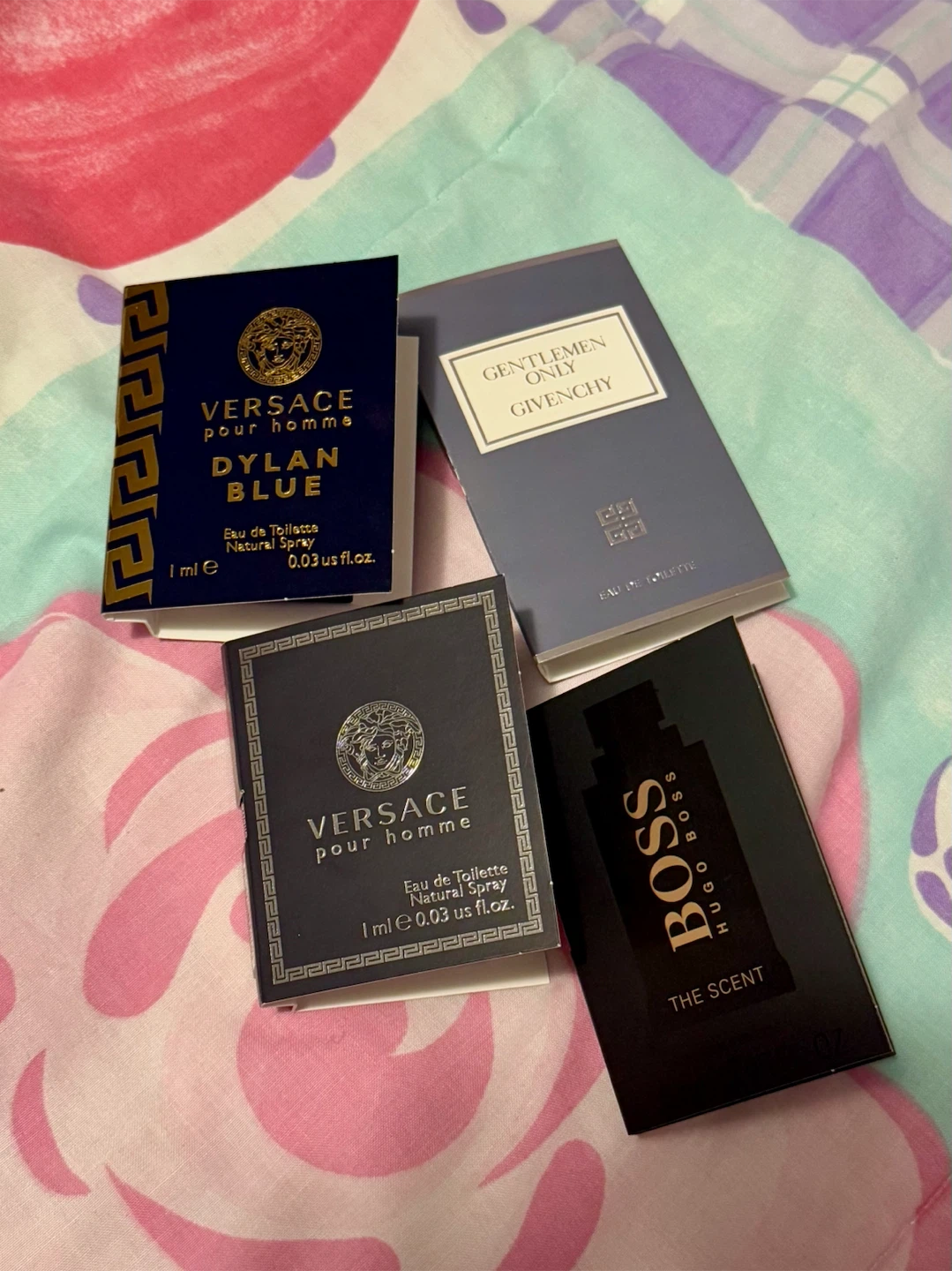 Set of 4 Men’s Designer Fragrance Samples