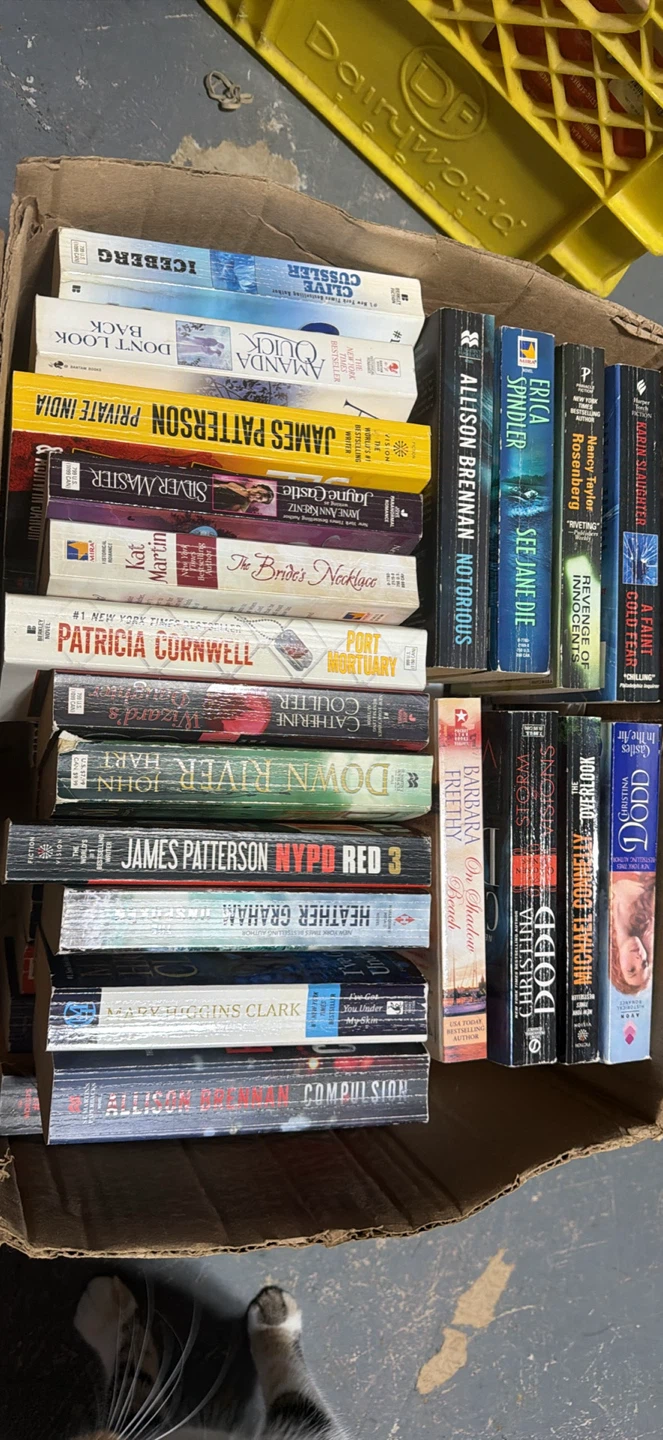 Assorted Mystery and Thriller Fiction Paperbacks