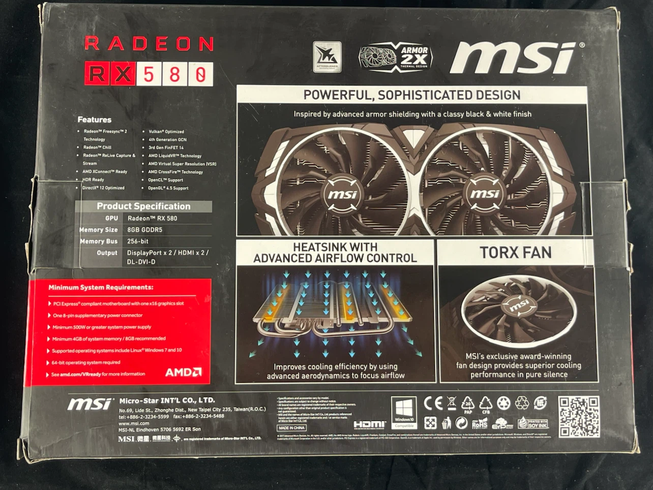 MSI Radeon RX 580 Armor 8GB OC Edition - photo 2