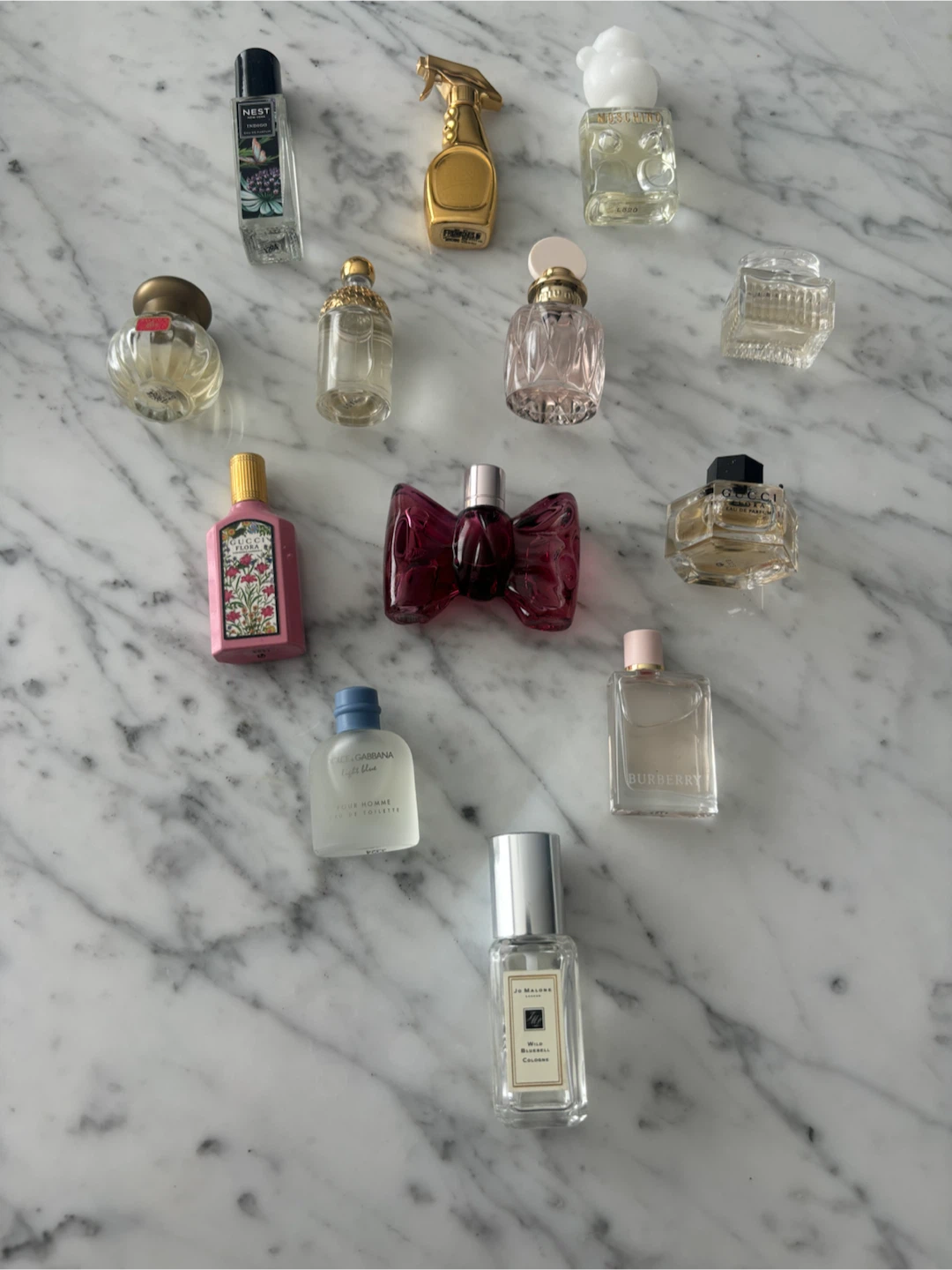 Collection of Designer Perfume Miniatures
