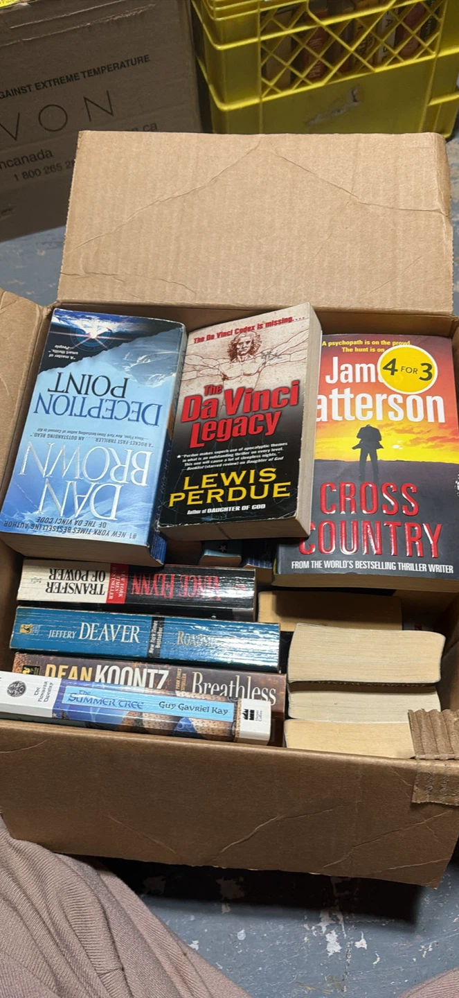 Assorted Thriller and Fiction Paperbacks