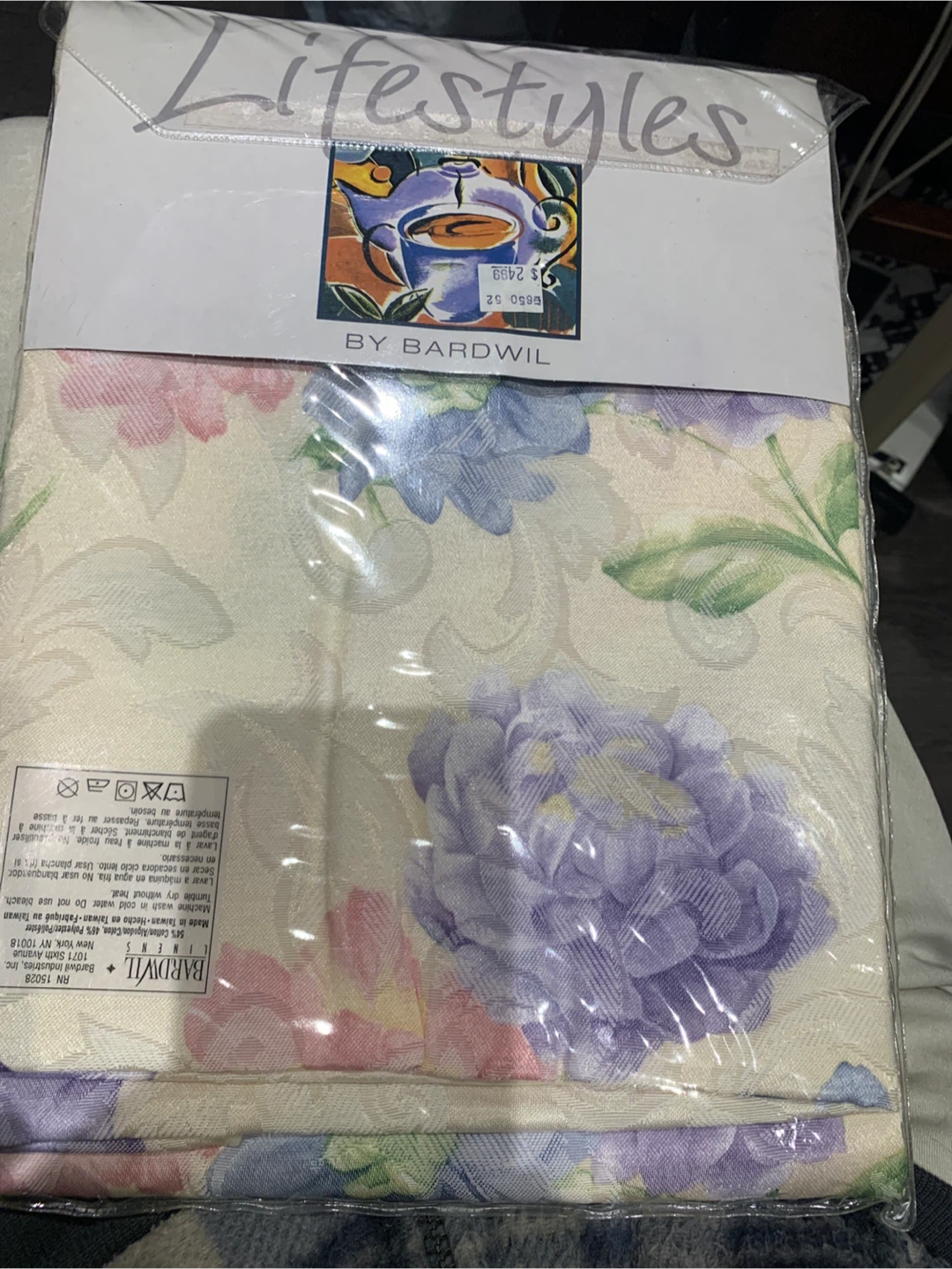 🏈 Bardwil In Bloom Oval Tablecloth - photo 2