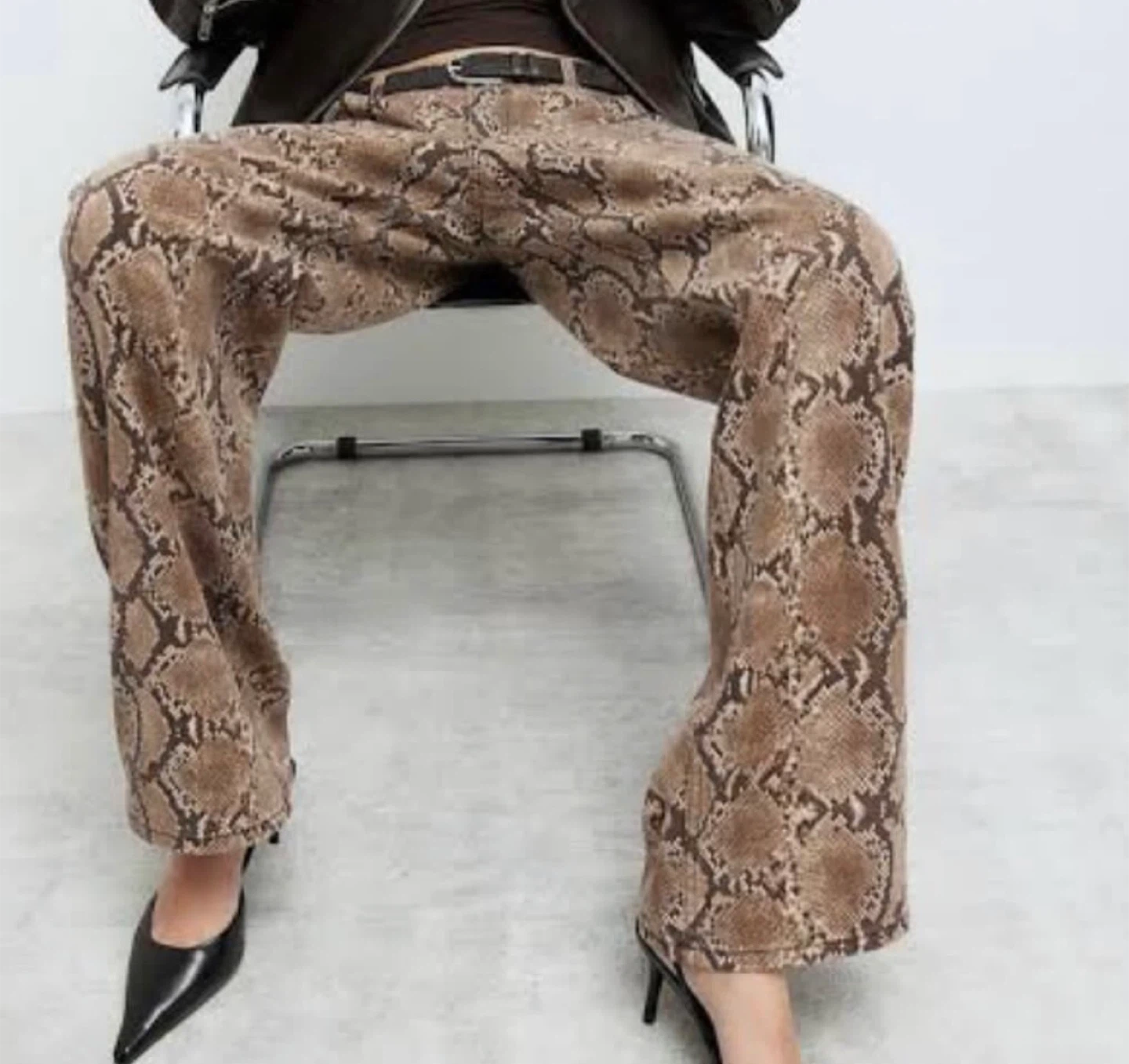 H&M  Snake Print Jeans - photo 2