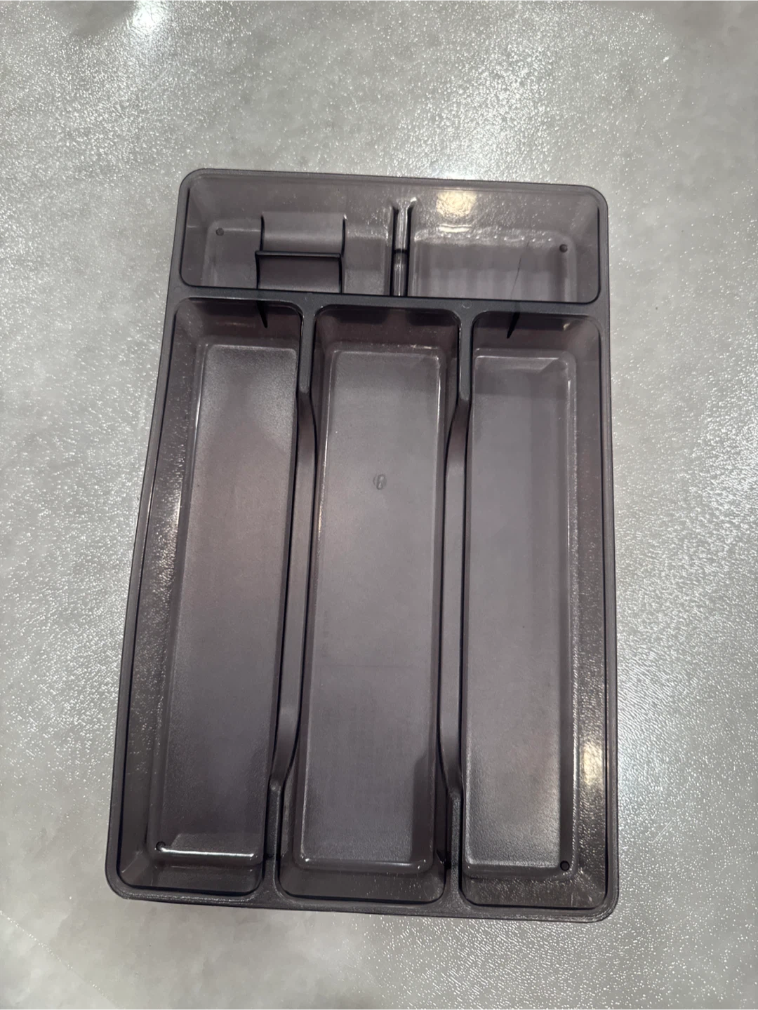 Clear Plastic Cutlery Tray