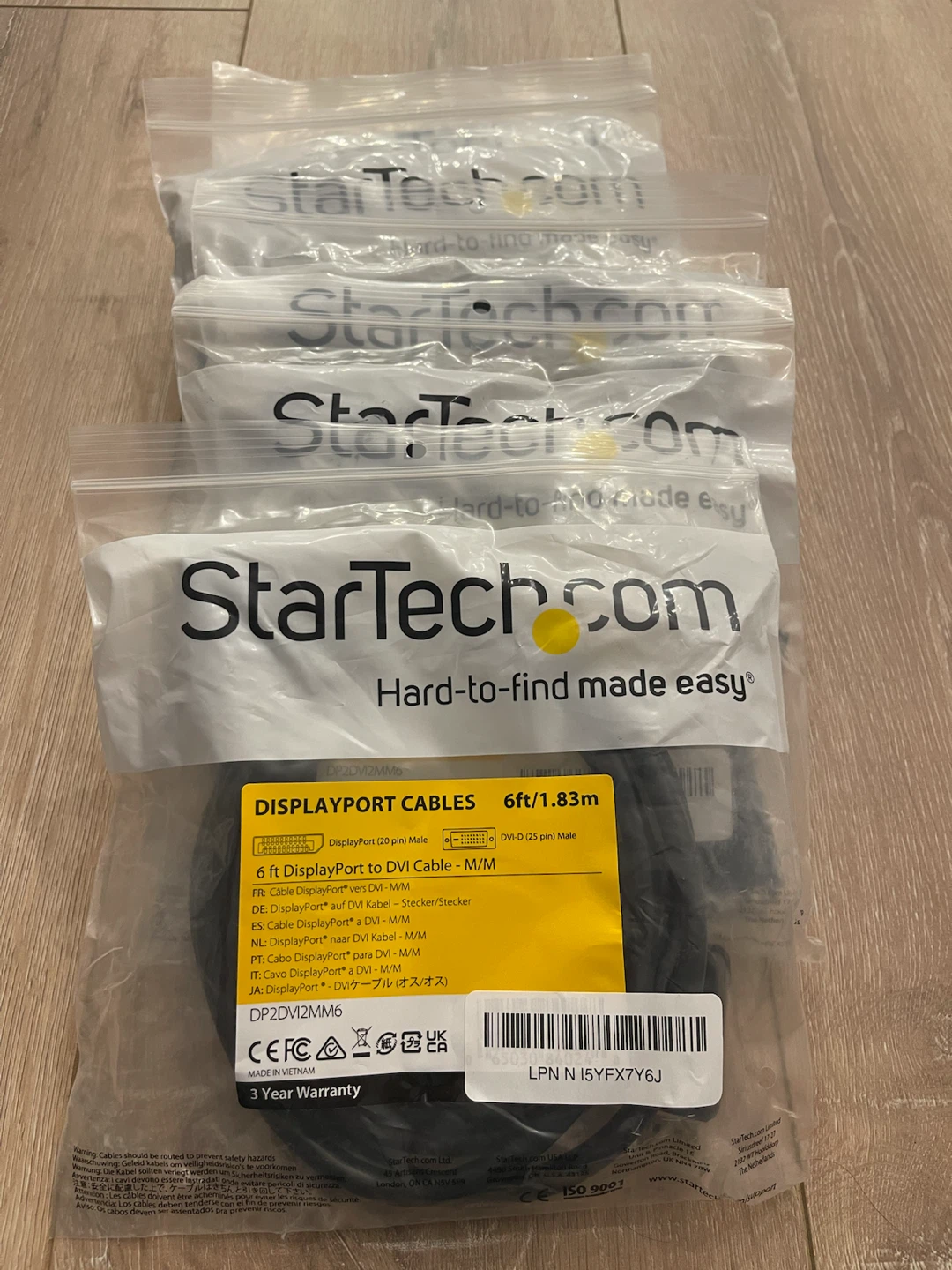 StarTech DisplayPort to DVI Cable 6ft/1.83m - photo 4