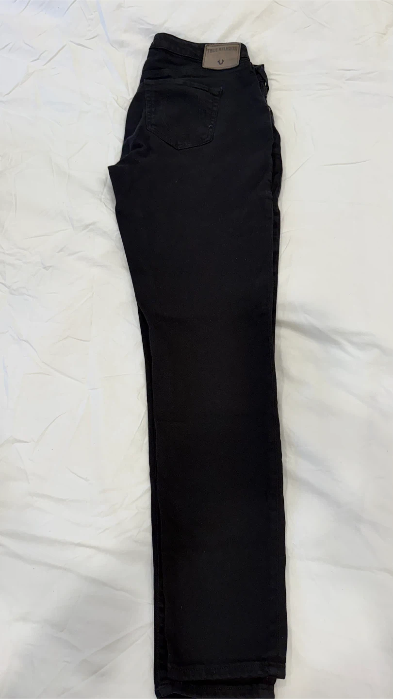 True Religion Black Denim Jeans - photo 2