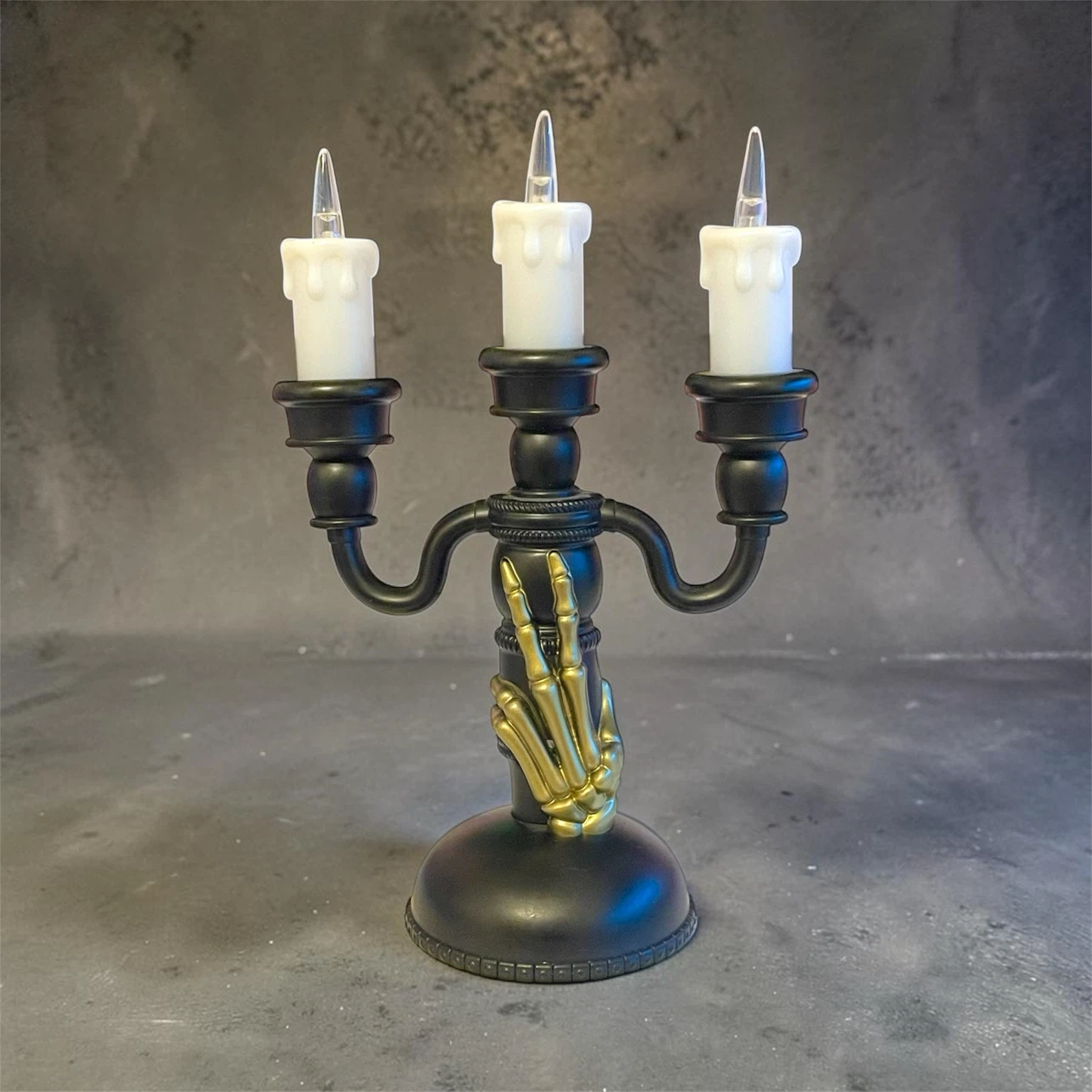 Halloween Skeleton Hand Candelabra and Spider Pencils - photo 3
