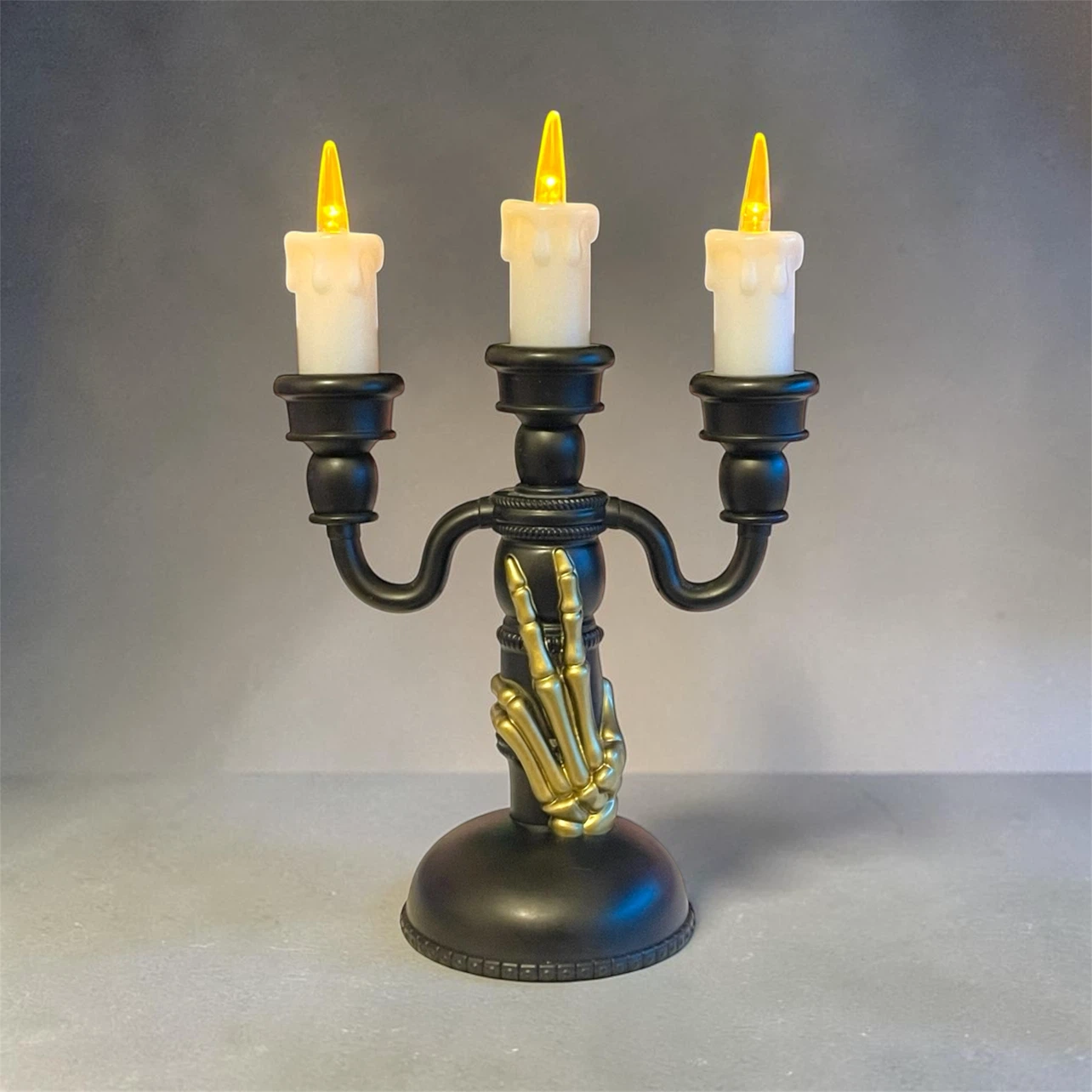 Halloween Skeleton Hand Candelabra and Spider Pencils - photo 4