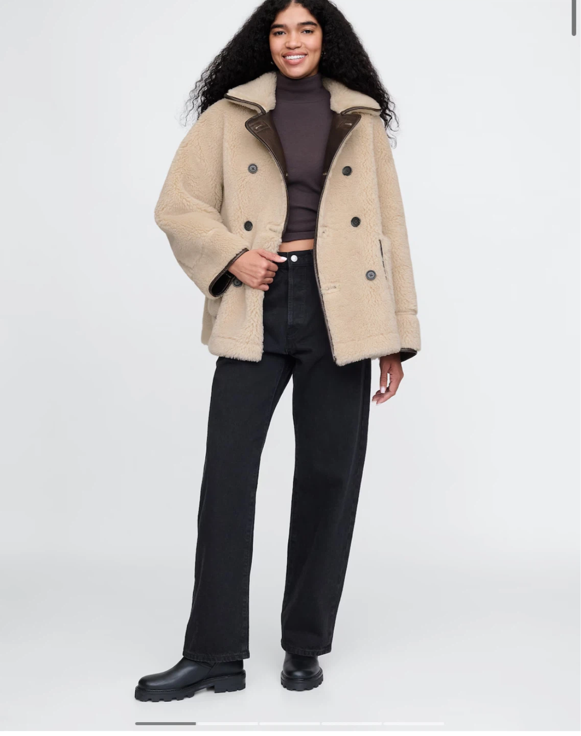 Gap Reversible faux-shearling jacket