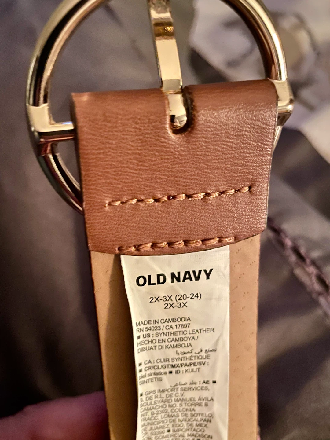 🏈 Old Navy leather belt - photo 3