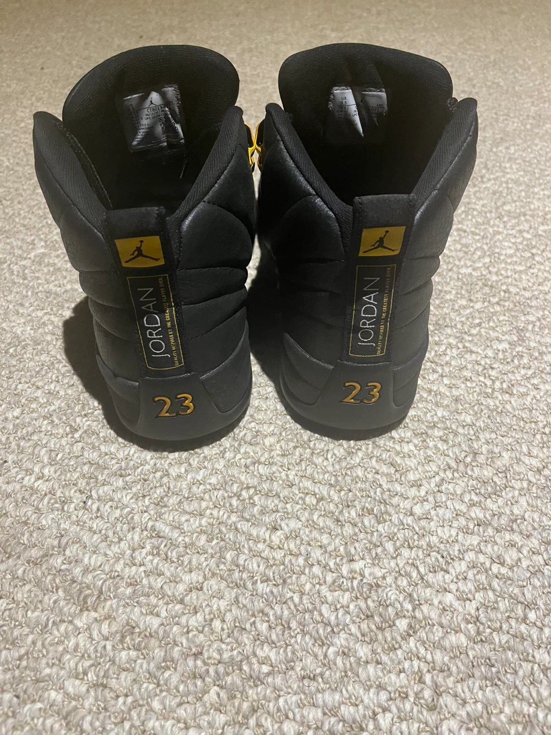Jordan 12 Retro Black Yellow - photo 4